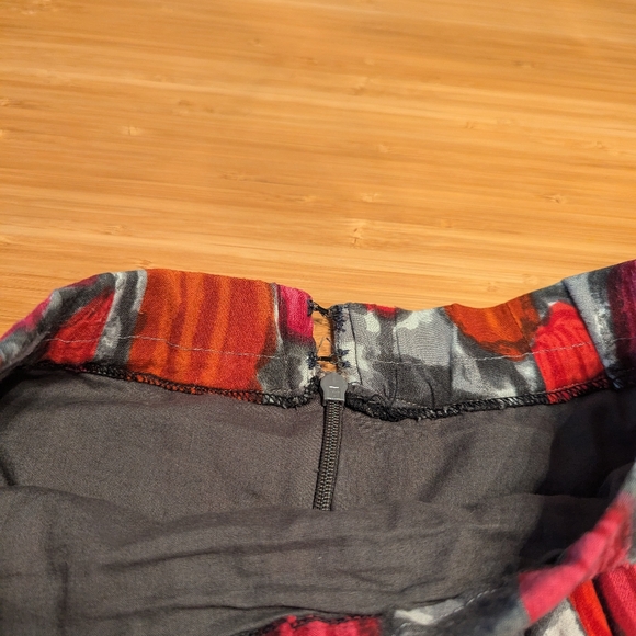 S - handmade floral skirt - Picture 8 of 9